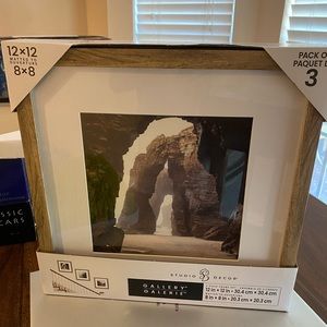 12x12 Frames Set of 3 (8x8 with Mat)